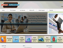 Tablet Screenshot of bizzrecharge.com